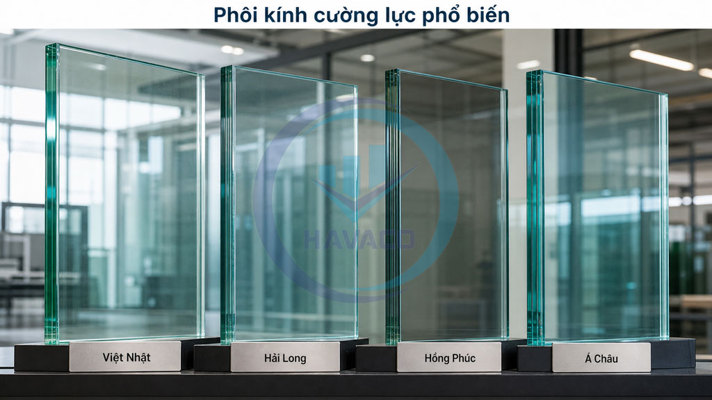 Phôi kính cường lực Việt Nhật Hải Long Hồng Phúc Á Châu